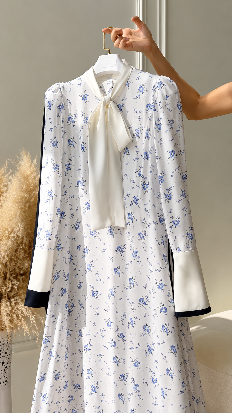 Azure Petal Dress