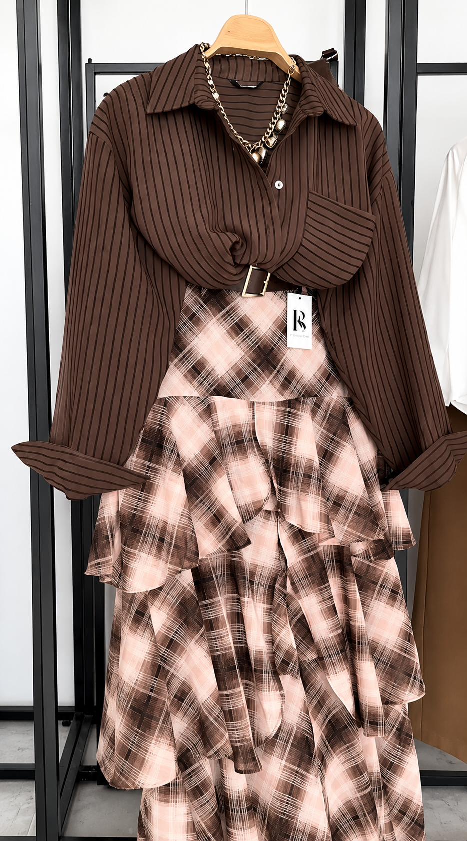 Coffee Bloom Dress