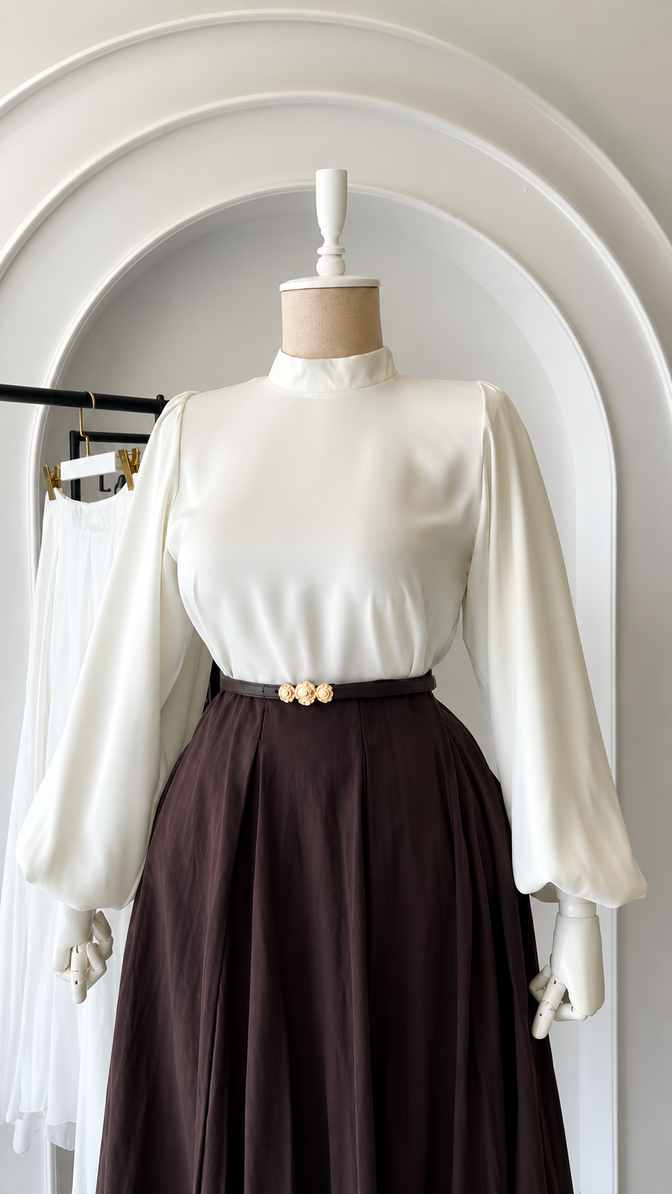 Mocha Elegance Dress